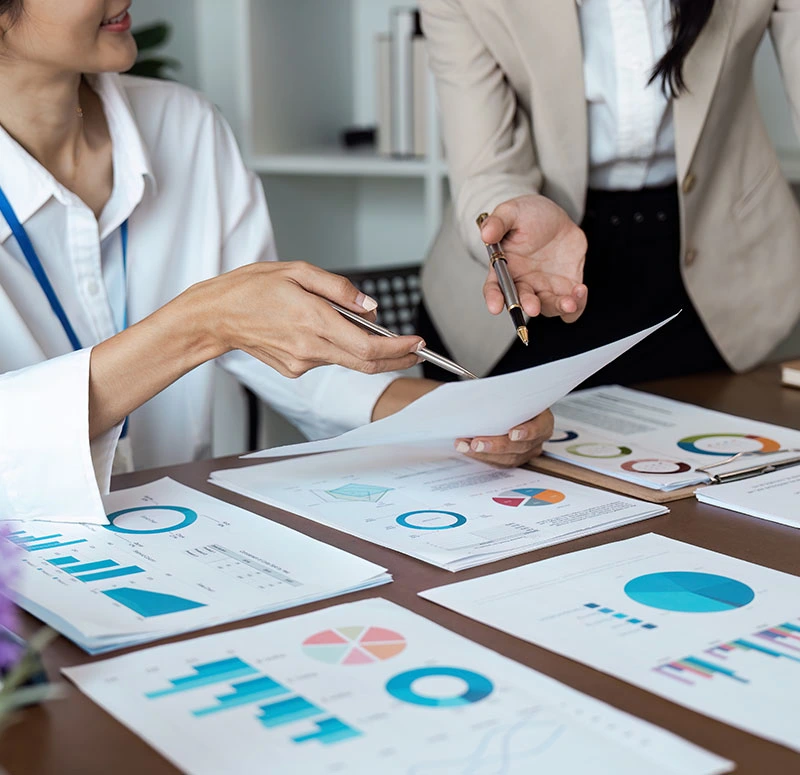 Tableau d'évalution d'une entreprise dans lors de la transmission de celle-ci